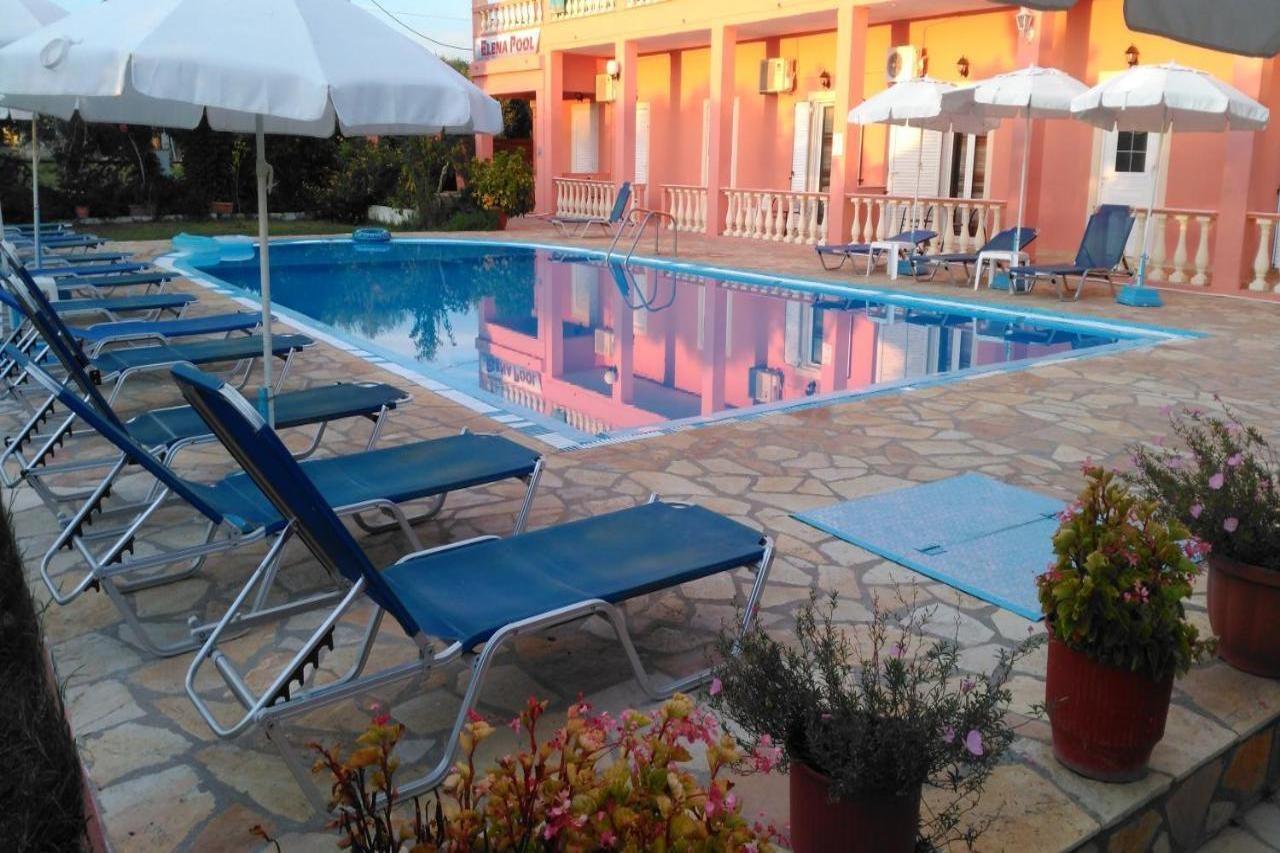 Elena Pool Aparthotel Agios Georgios  Exteriör bild